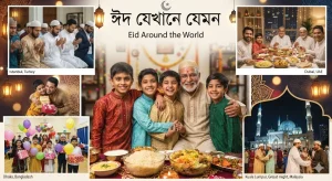 ঈদ যেখানে যেমন